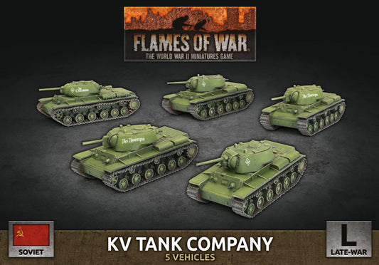 KV Tank Company Soviet FOW