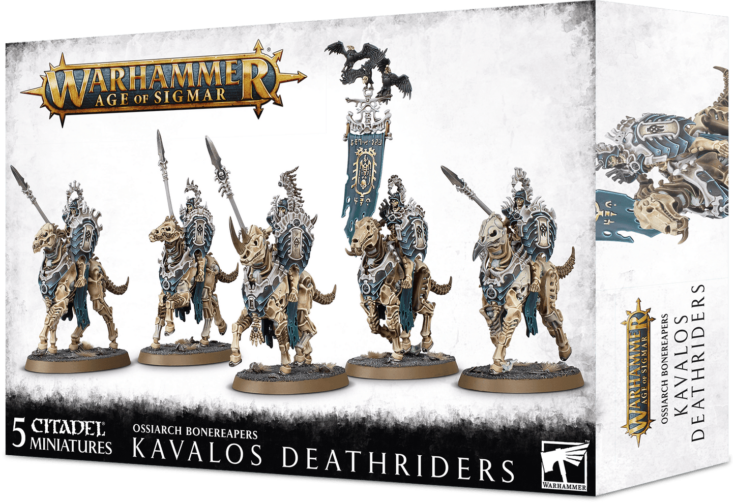 Age of Sigmar Ossiarch Bonereapers Kavalos Deathriders