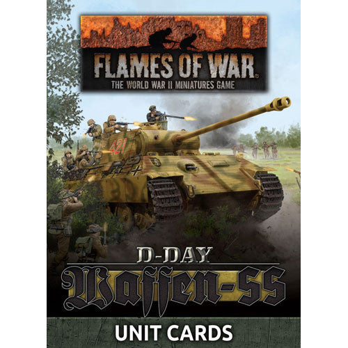 Flames of War D-Day Waffen-SS Unit Cards