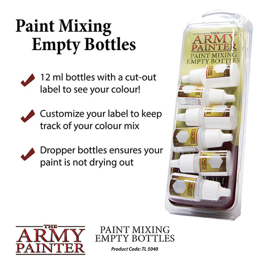 TAP Tools: Empty Mixing Bottles