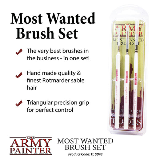 TAP Hobby Starter: Wargamers Most Wanted Brush Set