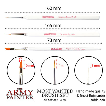 TAP Hobby Starter: Wargamers Most Wanted Brush Set