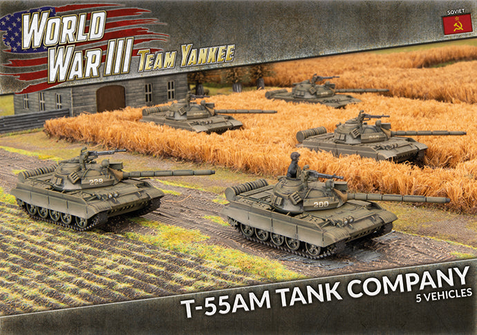 WWIII: Team Yankee Soviet T-55AM Tank company