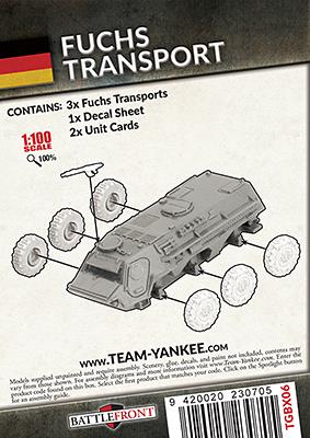 West German Leopard Fuchs Transportpanzer Team Yankee