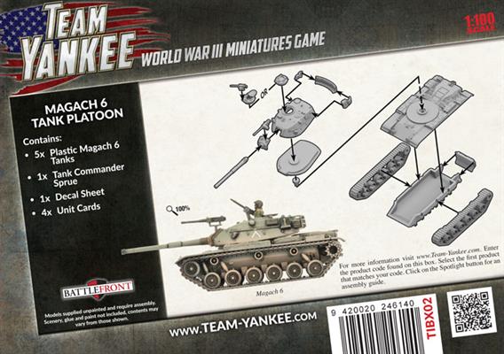 WWIII: Team Yankee Oil War Israeli Oil War Magach 6 Tank Platoon