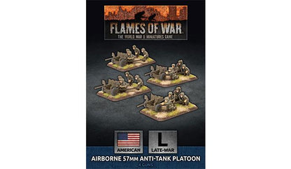 Flames of War American Parachute Artillery & Anti Tank Platoon