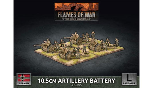 German Flames of War German 10.5cm Artillery Battery