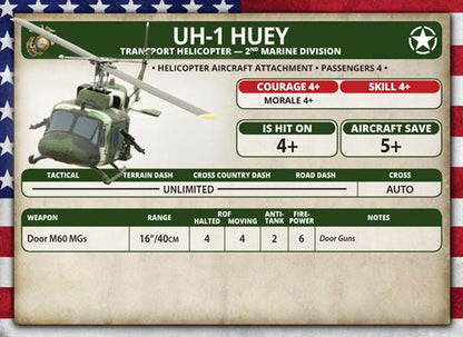WWIII: Team Yankee American Huey Helicopter Flight