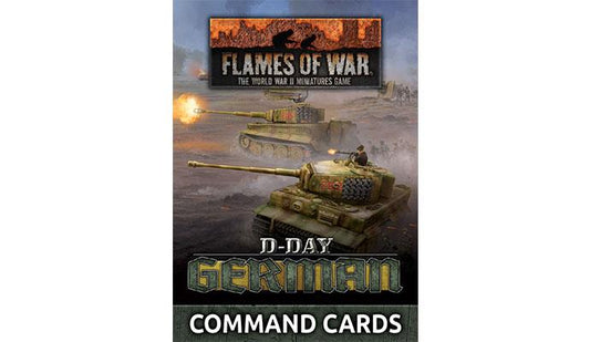 D-Day German Command Cards FOW