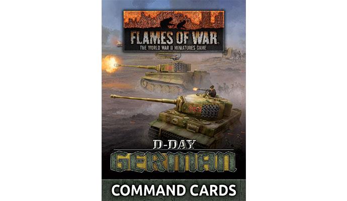 Flames of War D-Day German Command Cards