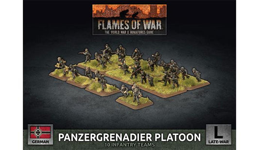 German Flames of War Panzergrenadier Platoon