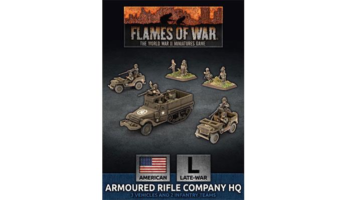 Flames of War American Armored Rifle Company HQ