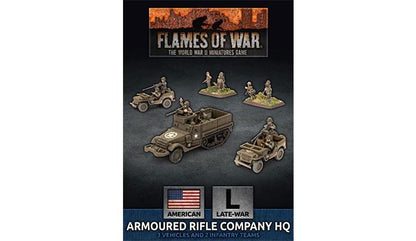 Flames of War American Armored Rifle Company HQ