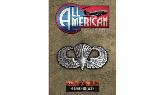 Flames of War Late War All American MW Paratrooper Book And Cards