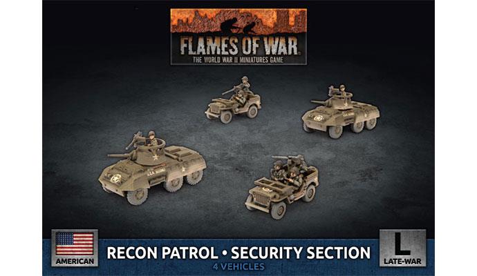 Flames of War American Recon Patrol  Security Section