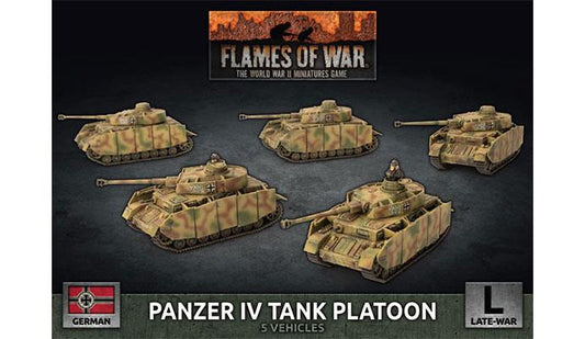 Panzer IV Tank Platoon German FOW