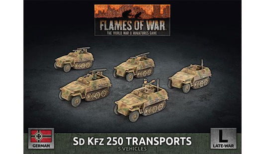 German Flames of War Sd Kfz 250 Transports