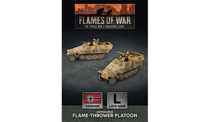 German Flames of War Sd Kfz 251 Flamethrower Platoon