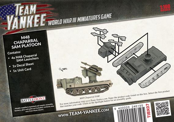 WWIII: Team Yankee Oil War Israeli Oil War M48 Chaparral SAM Platoon