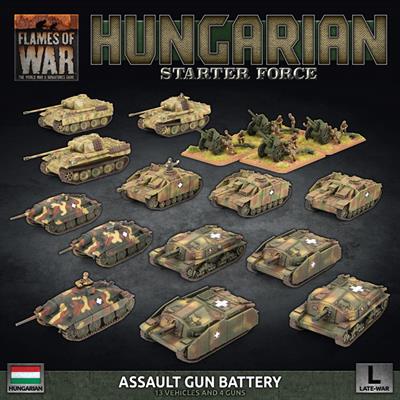 Hungarian Starter Force Zrinyi Assault Gun Battery (Plastic)
