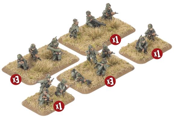 WWIII: Team Yankee NATO Canadian Mechanized Platoon (x32 figures)