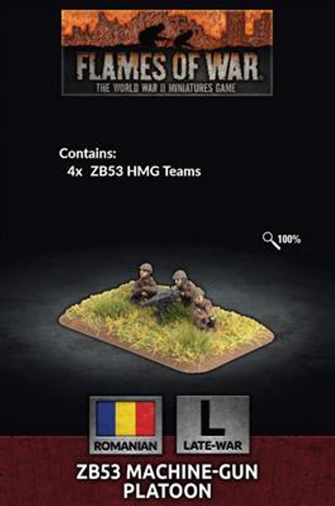 Flames of War Romanian ZB53 Machine-Gun Platoon