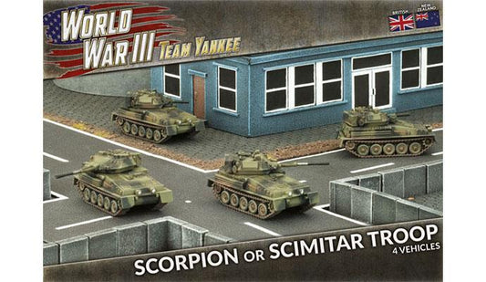 British Scorpion or Scimitar Troop Team Yankee