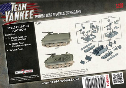 WWIII: Team Yankee NATO M113 or M106 Platoon