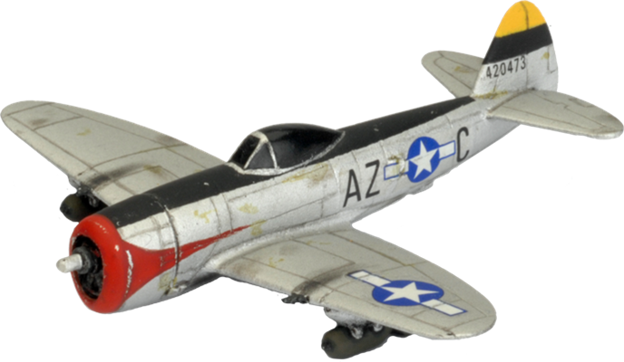 Flames of War American P-47 Thunderbolt Fighter Flight