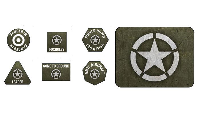 Late War Tokens (x20) and Objectives (x2)