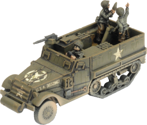 Flames of War American  81mm Armored Mortar Platoon