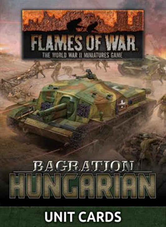 Flames of WarBagration: Hungarian Unit Cards (37x Cards)