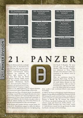 Flames of War Late War D-Day: 21st Panzer