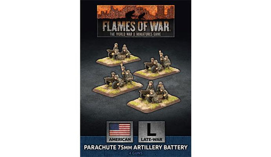 Flames of War American Parachute Artillery & Anti Tank Platoon
