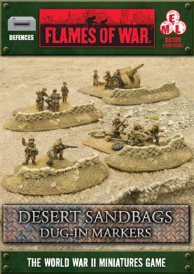 Dug in Markers - Desert Sandbags