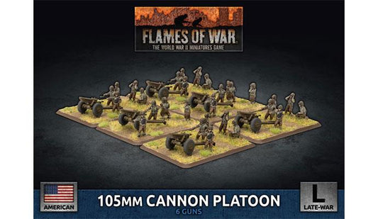 Flames of War American 105mm Cannon Platoon American