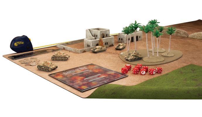 Mid War Gaming Mat - Grassland/Desert