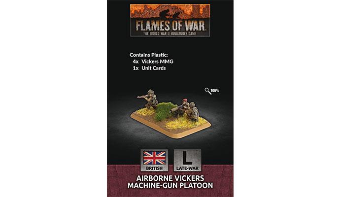 Airborne Vickers Machine-gun Platoon British FOW