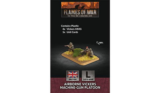Flames of War BritishAirborne Vickers Machine-gun Platoon