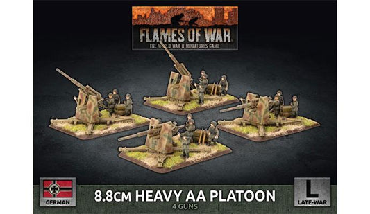 German Flames of War 8.8cm Heavy AA Platoon