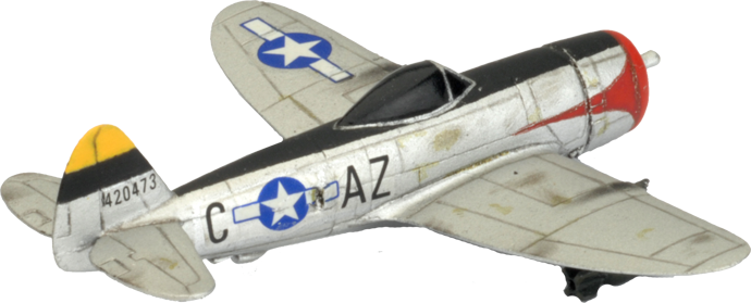 Flames of War American P-47 Thunderbolt Fighter Flight