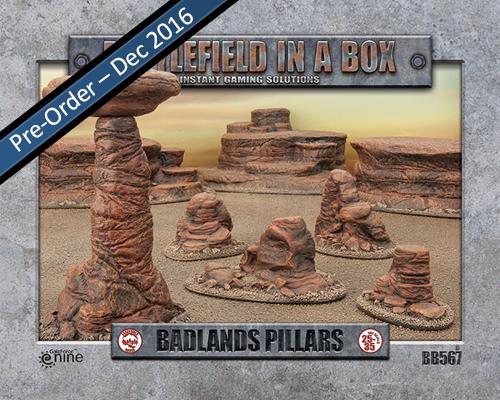 Badlands - Sandstone Pillars