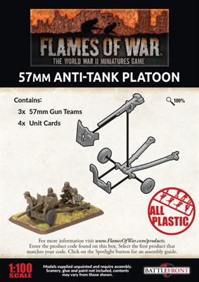 Flames of War American 57mm Anti-Tank Platoon American