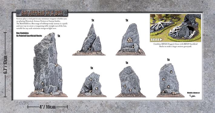 Sacrificial Rocks (x6) - 30mm