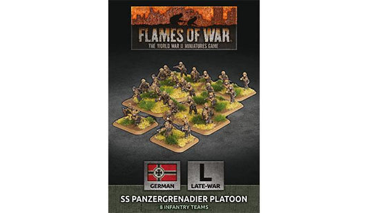 German Flames of War Panzergrenadier Platoon