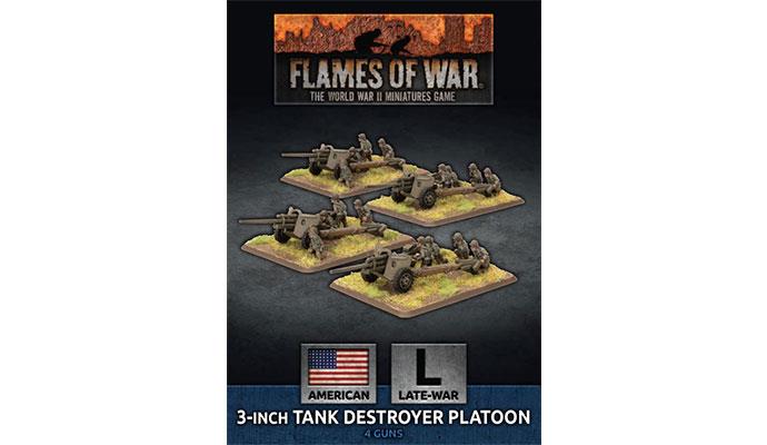 Flames of War American 3 inch Towed Tank Destroyer Platoon American