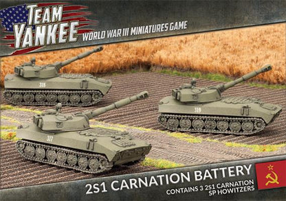 Soviet 2S1 Carnation Battery Team Yankee