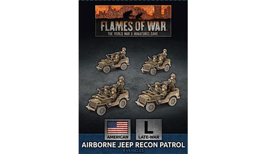 Flames of War American Airborne Jeep Recon Patrol