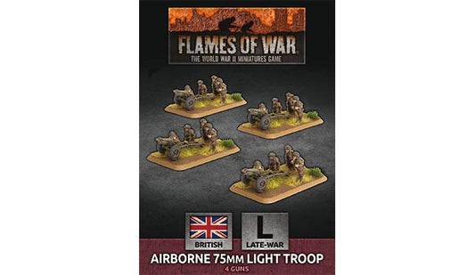 Flames of War British Airborne 75mm Light Troop British