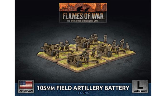 Flames of War American 105mm Field Artillery Battery American